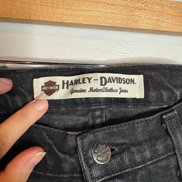 Harley Davidson black Straight Leg jeans - Picture 3 of 6